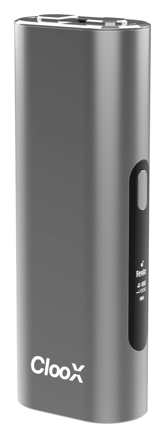 ClooX device in Graphite, front three-quarter view